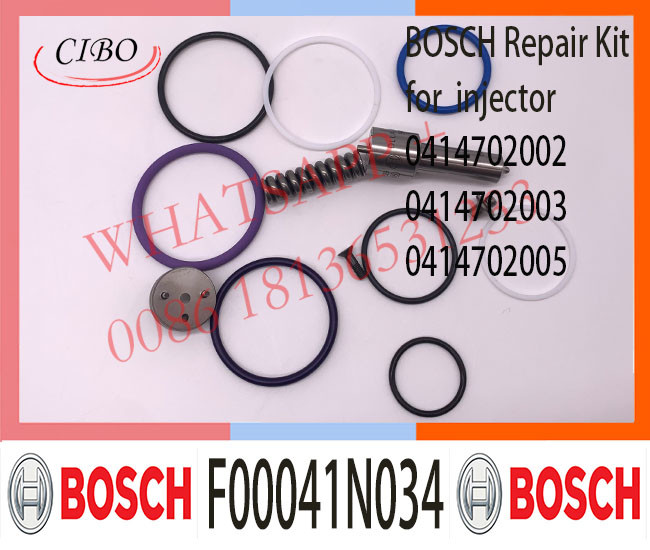 F00041N034 DIESEL VOL INJECTOR PARTS REPAIR KIT 0414702002 0414702003 0414702005 FOR VOL 5236686 6050251