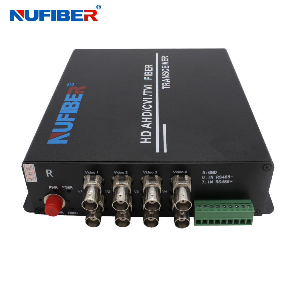 HD 1080P AHD CVI TVI Fiber Optical Video Converter 8CH for Dahua Camera