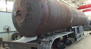Fudeng 3 Axles Max 25Tons / 60m3 / 60000Liters Lpg Propane Tanker , LPG Transport Trailer