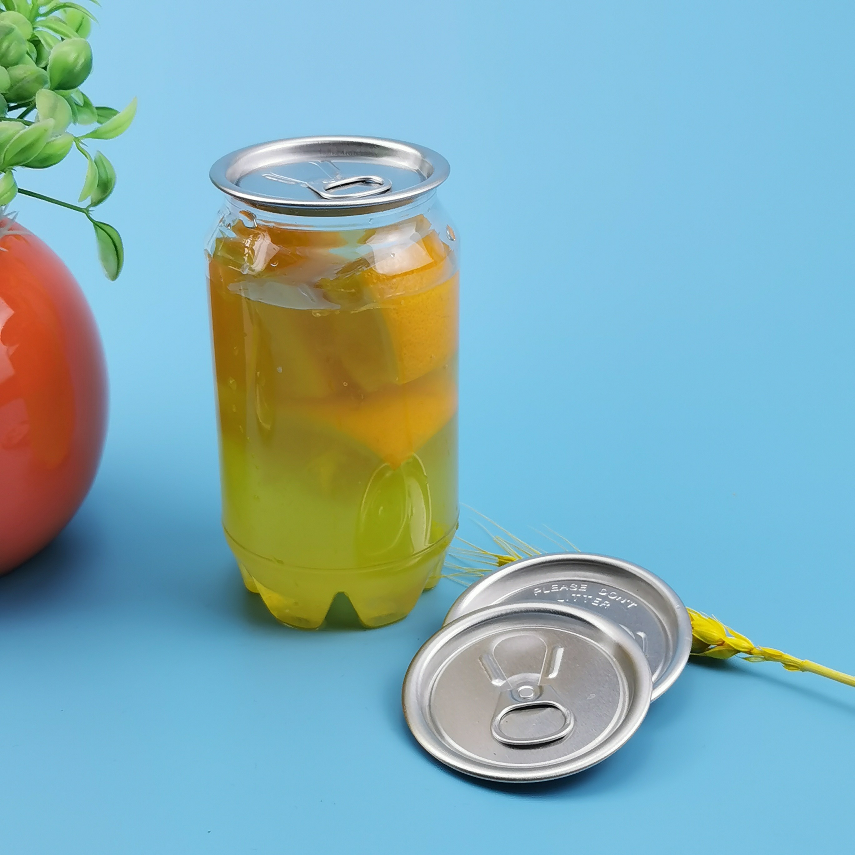 Sliver Aluminum 2.05" 12oz 350ML Plastic Beverage Cans