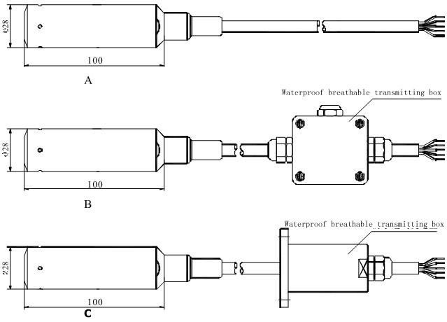 4 - 20mA Submersible Pressure Transducer , Geothermal Water Level sensor