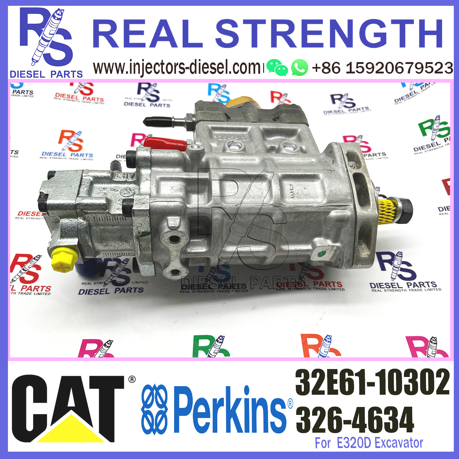 3264634 326-4634 Diesel Engine Fuel Pump CAT 312D C4.2 Fuel Injection Pump