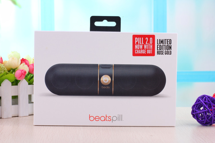 Hot New 2014 Beats Pill 2.0 Portable Bluetooth Speaker Limited Edition Rose Gold from china manufacure