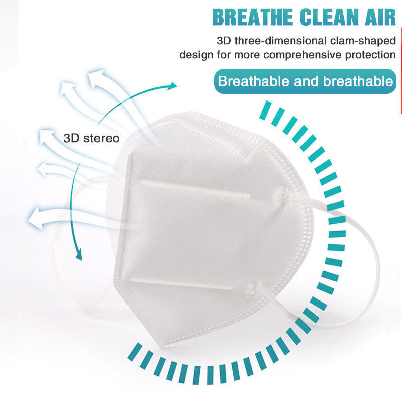 Nonpoisonous Earloop Multilayer Foldable FFP2 Mask