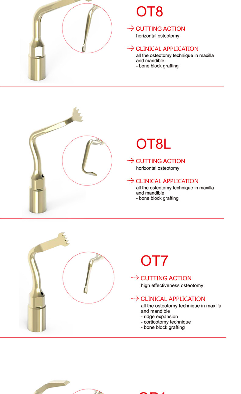 Autoclavable Piezo Surgery Unit Multifunctional 25kHz-29kHz Ultrasonic