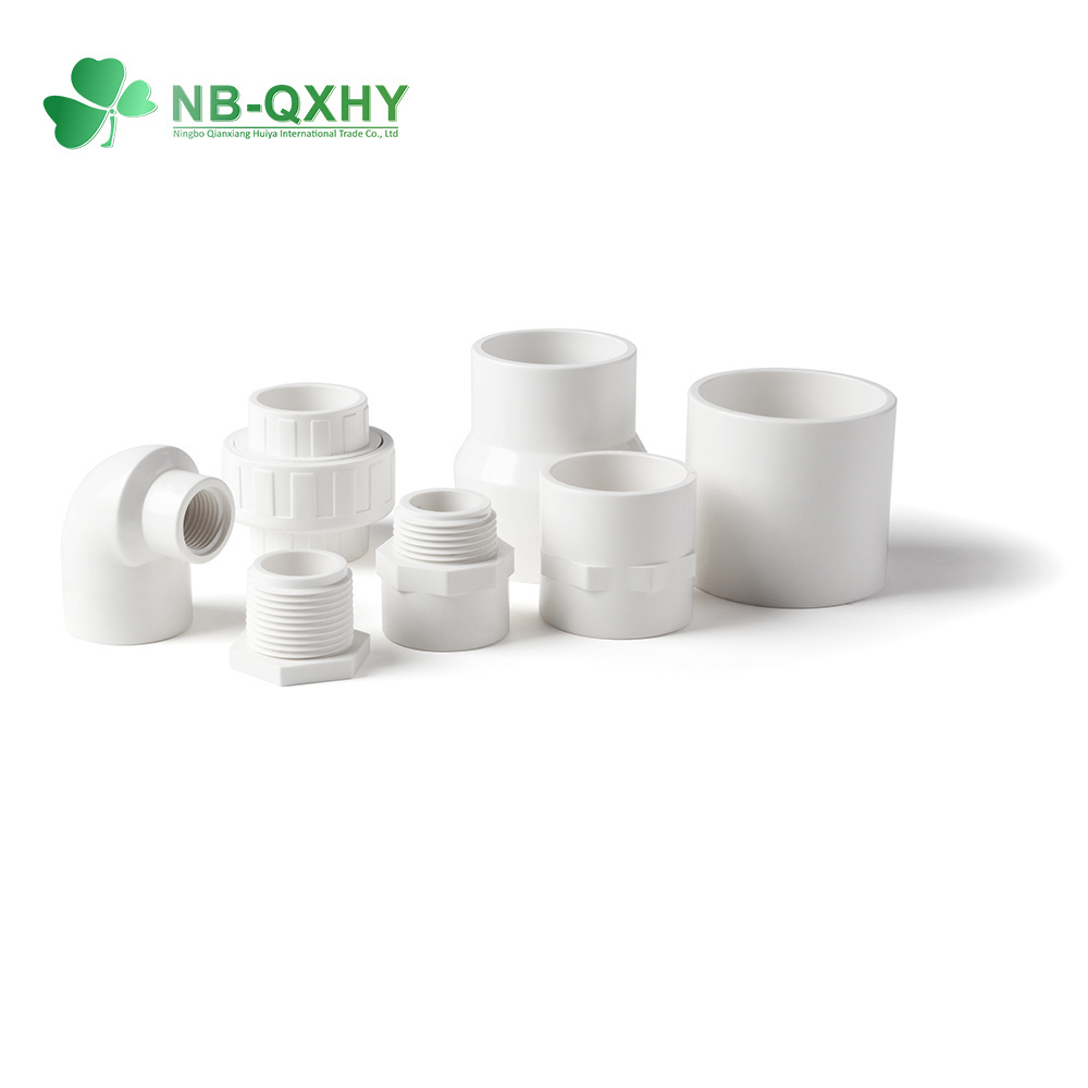 Durable Price Affordable Factory Wholesale Plastic PVC UPVC Pipe Fittings 90 Deg Elbow ASTM Standard Sch80/Sch40 PVC Pipe Fittings