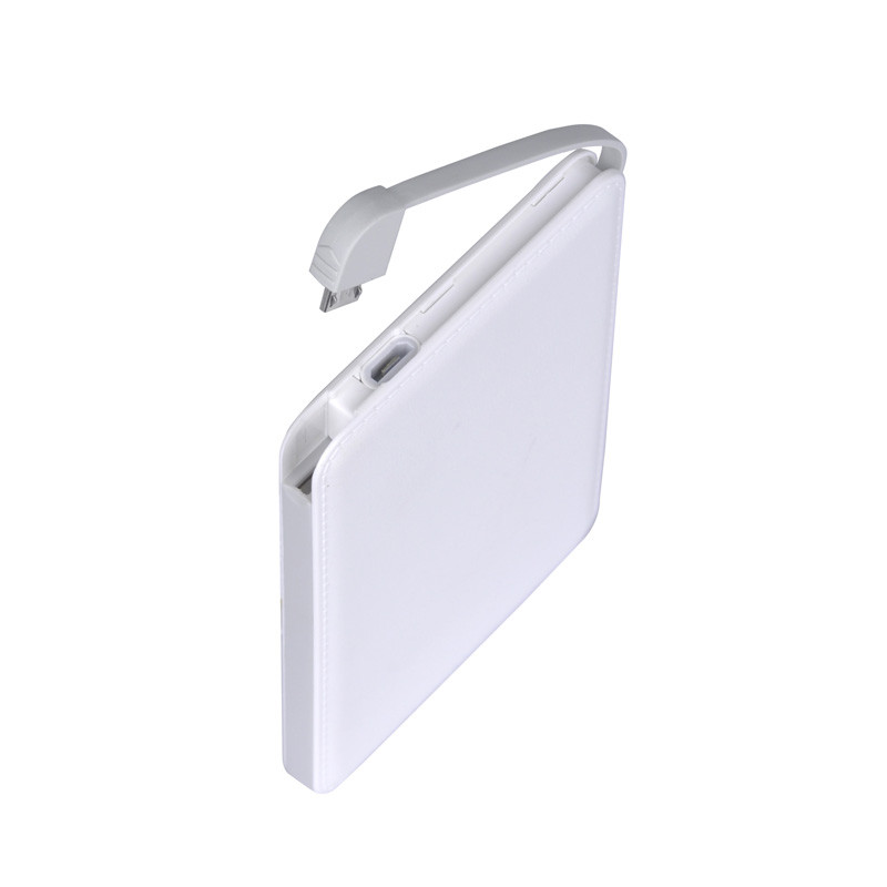 Micro USB Cable 10000mAh 9.8mm Inbuilt Cable Power Bank
