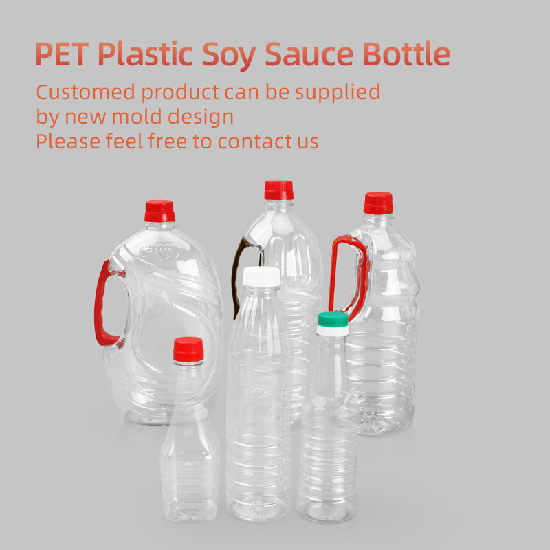 Clear Plastic Condiment Bottles Food Grade Seasonings Packaging 1800ml Capacity