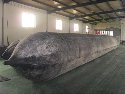 Dia 1.2m Length 10m Ship Barge Launching Airbags Natural Rubber