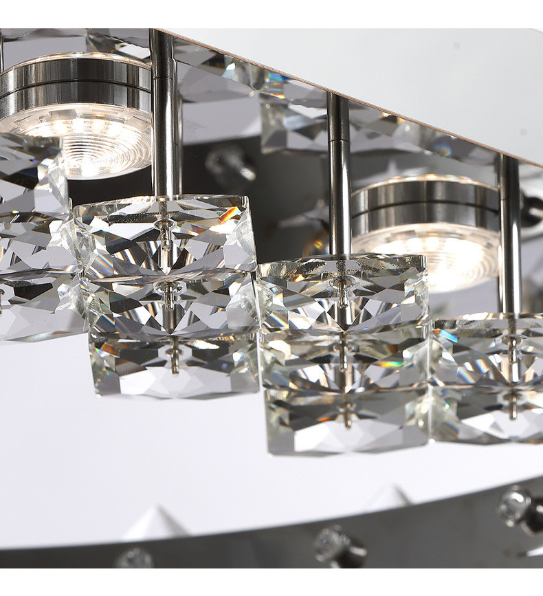 Luxury Crystal Pendant Lamps Home Decoration Bedroom Dining Living Room Round Ceiling Light(WH-CA-105)