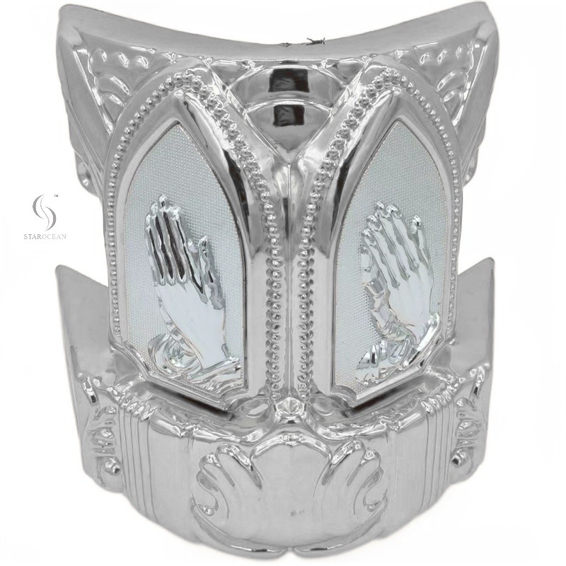 High Quality Plastic Silver Coffin Corner Funeral Decoration Supplies Wholesale 20#S