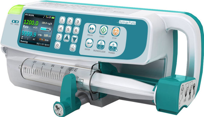 Colorful LCD Display Medical Infusion Pump Syringe Pump Suitable for Various Syringes of 5ml 10ml 20ml 30ml 50ml 60ml