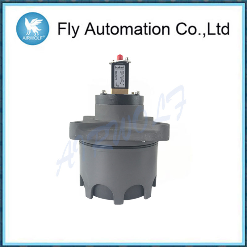 4 Inch Clean Dry Electric Solenoid Valve / Electromagnetic Valve 0.1 Mpa~0.8 Mpa Working Pressure