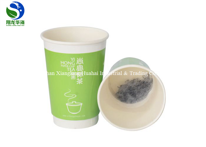 Convenient Instant Vintage Paper Tea Cups High Temp Resistant For Office