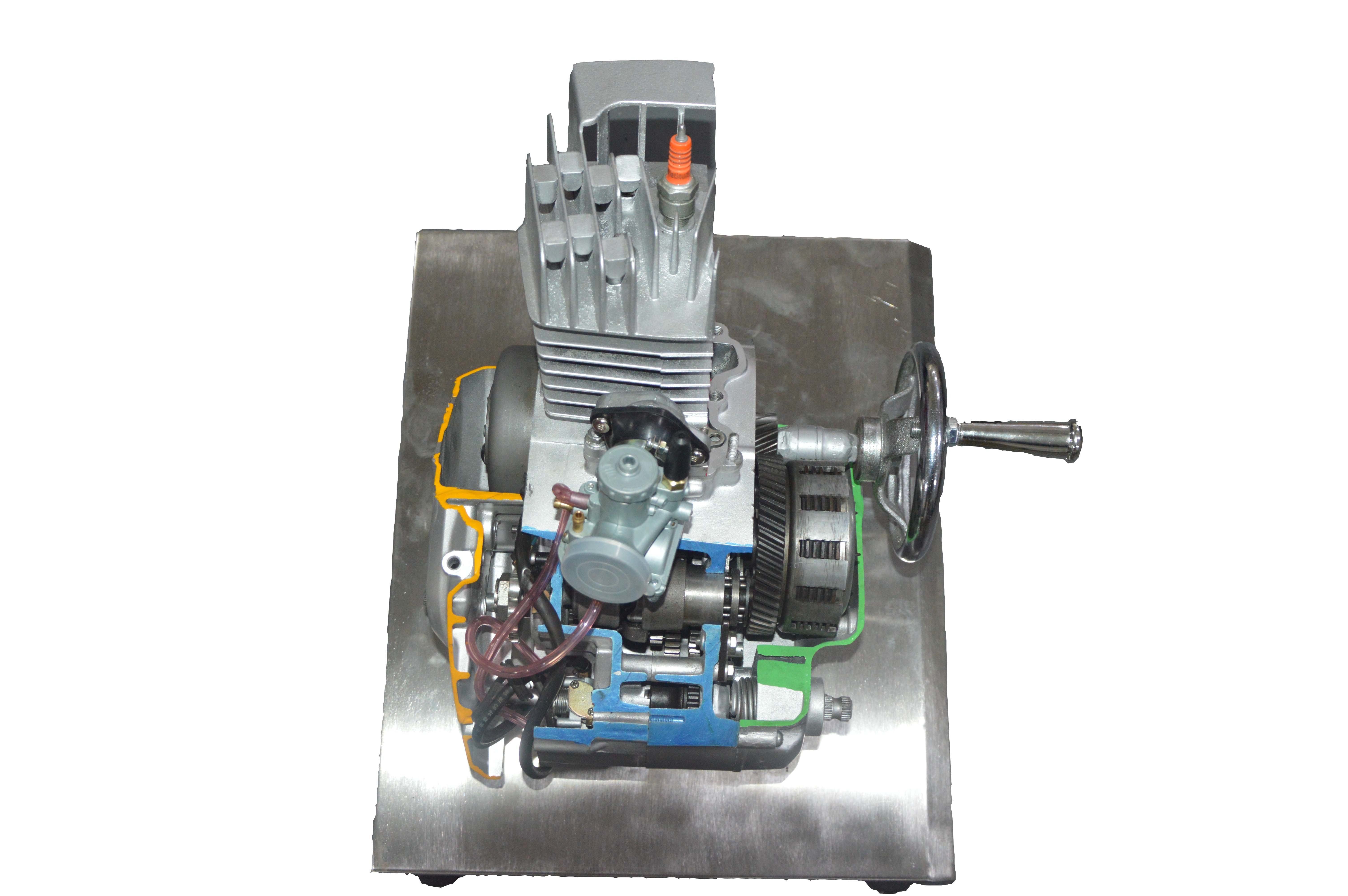 Gasoline Engine Cutaway Model Automotive Trainers For Two Stroke Single Cylinder