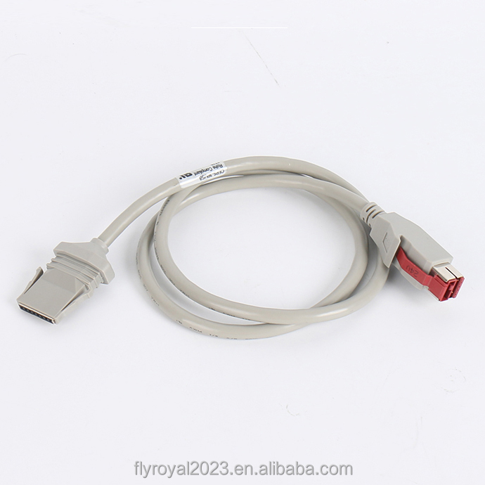 24V PoweredUSB Cable 24V To 1X8P Printer Cable Grey 12V