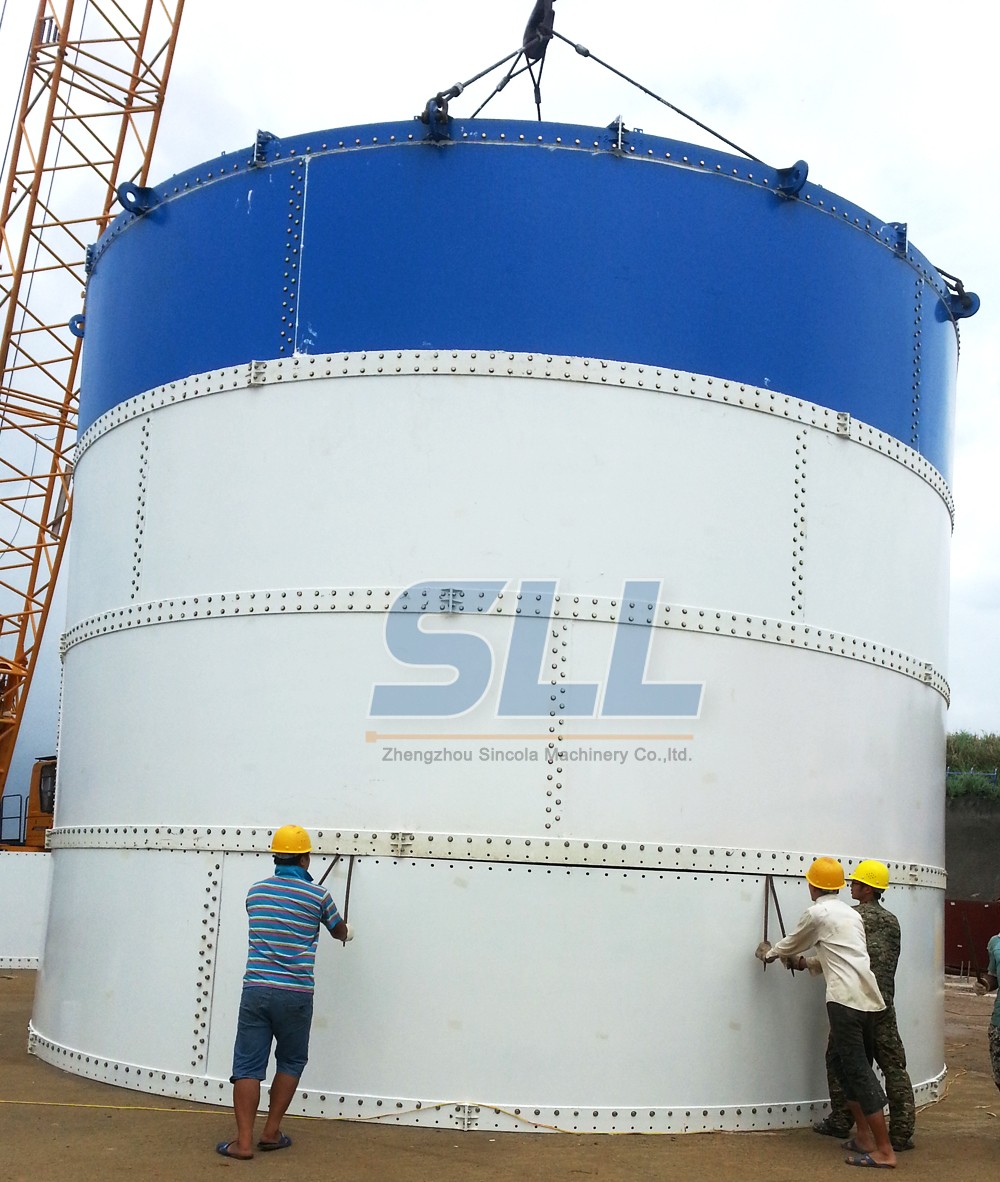Sand silos