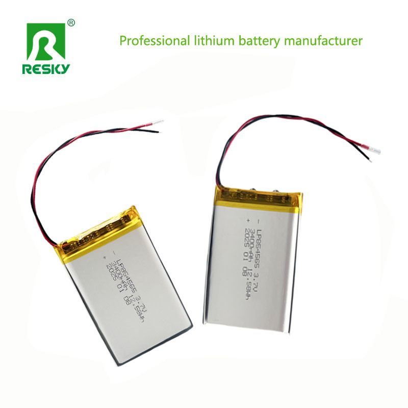 3.7V 3400mAh Lithium Polymer Battery Pack 854565 Lipo Battery For Walkie-Talkie