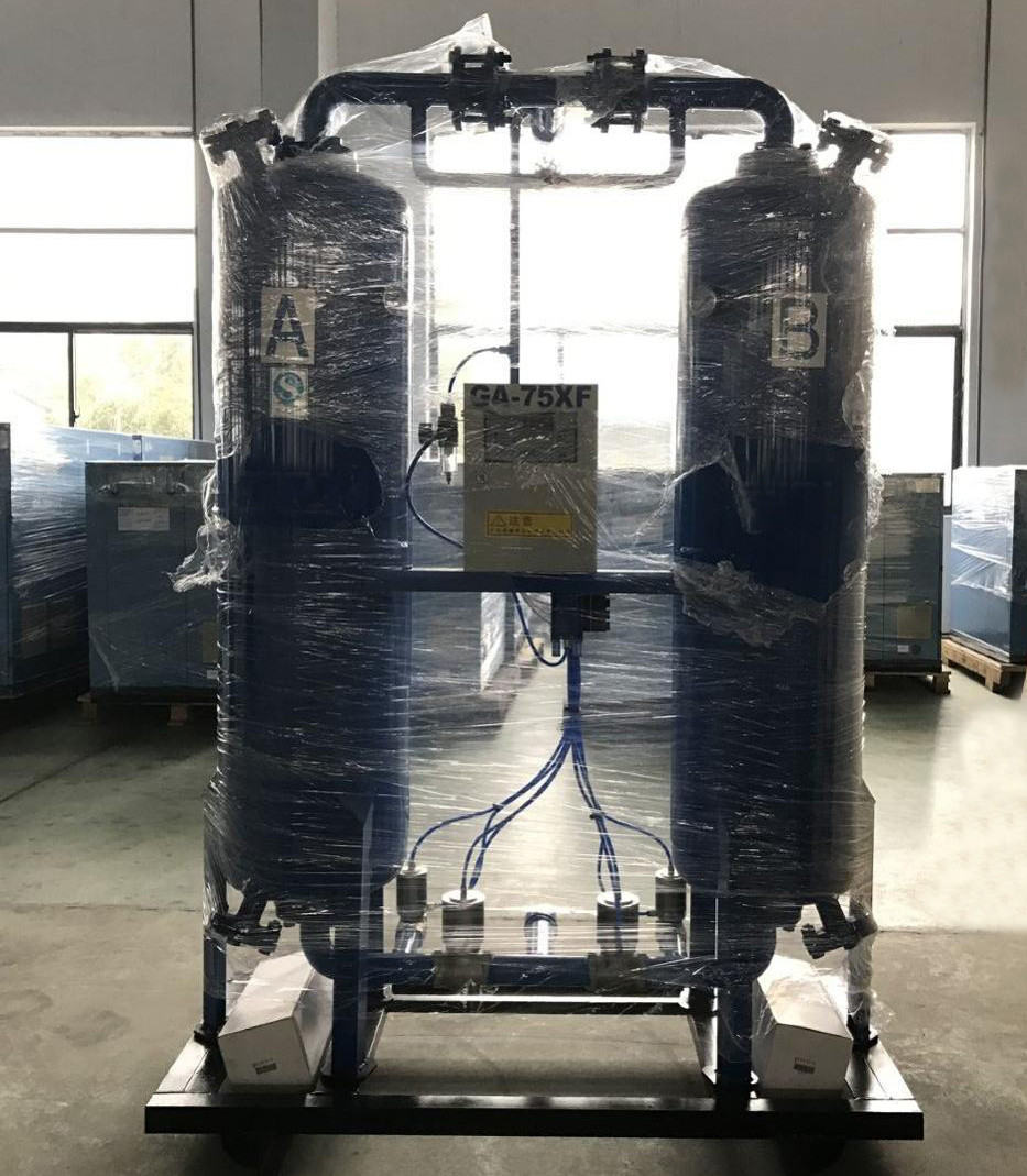 High Reliability Adsorption Compressed Air Dryer Approximate Noiseless Running