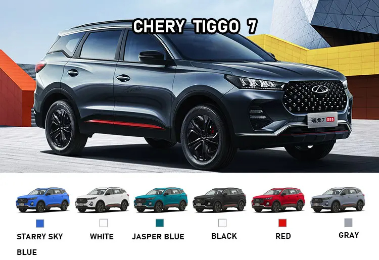 Chery Tiggo 7 Suv 2023 1.5T Gasoline Car with 4 Airbags and Maximum Power of 100-150Ps