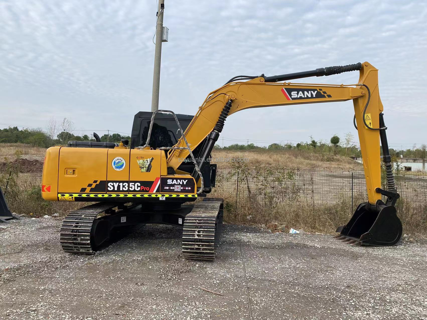 Sany Excavator SY135 Original Hydraulic Cylinder 13000KG Machine Weight