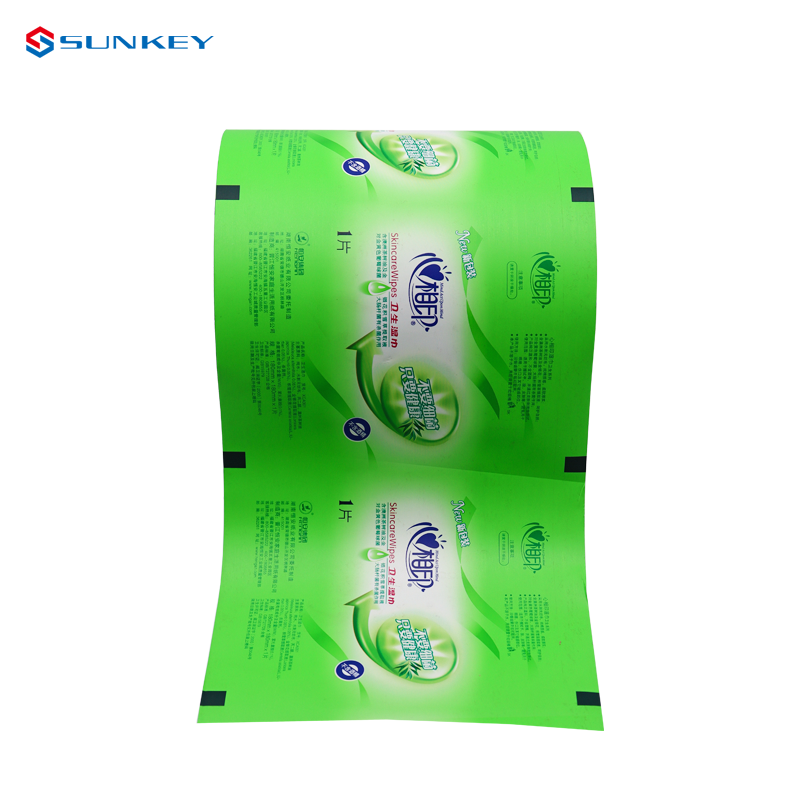 Custom Printed Packaging Non Toxic Laminated Film Roll Food Grade Plastic Film Roll