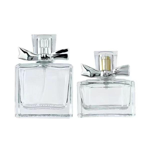 50 / 100ml Perfume Transparent Glass Custom Spray Bottle Thickened Cosmetic