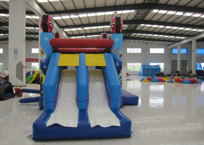 Hot sale inflatable car house jumping PVC material inflatable jumping house 4 in 1 inflatable bouncy house for sale