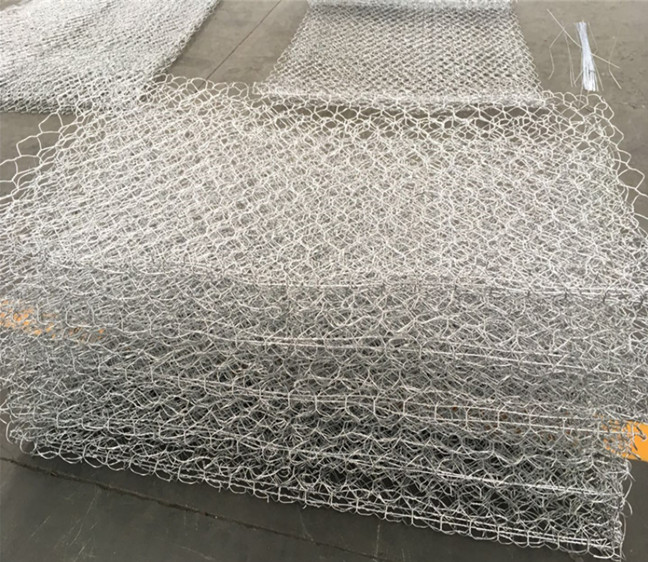 2x1x1m Rock Weaving Galvanized Gabion Box For Stone Retaining Wall