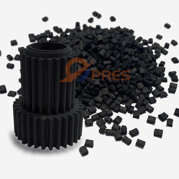 Electrically Conductive PPS Carbon Fiber PTFE Pellet Plastic Molding Raw