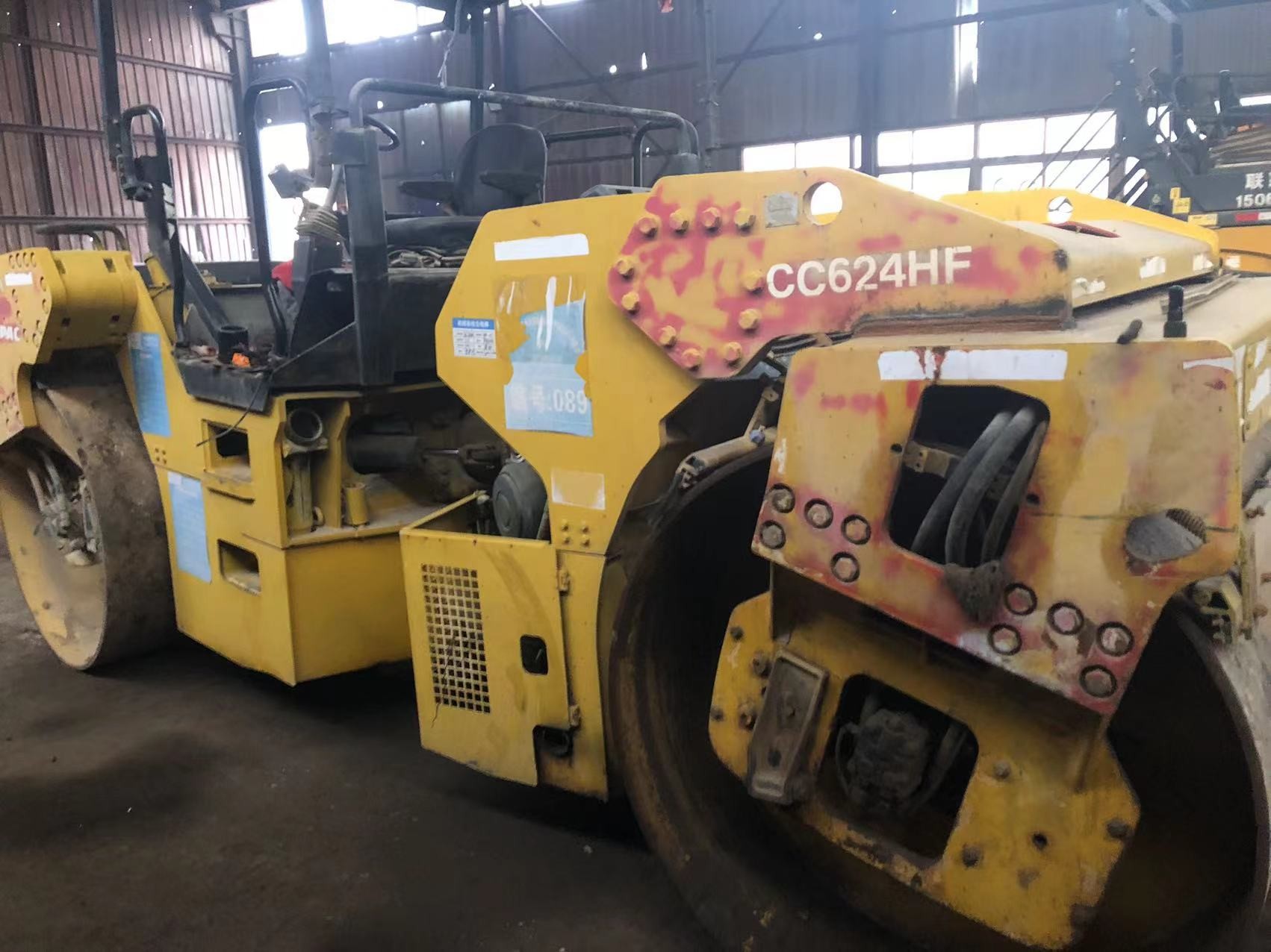 Used Dynapac CC624 CC622 Double Drum Road Roller 13t Compactor