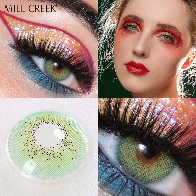 Custom Enhancement Tint 14.2 Mm Contact Lenses For Blue Eyes