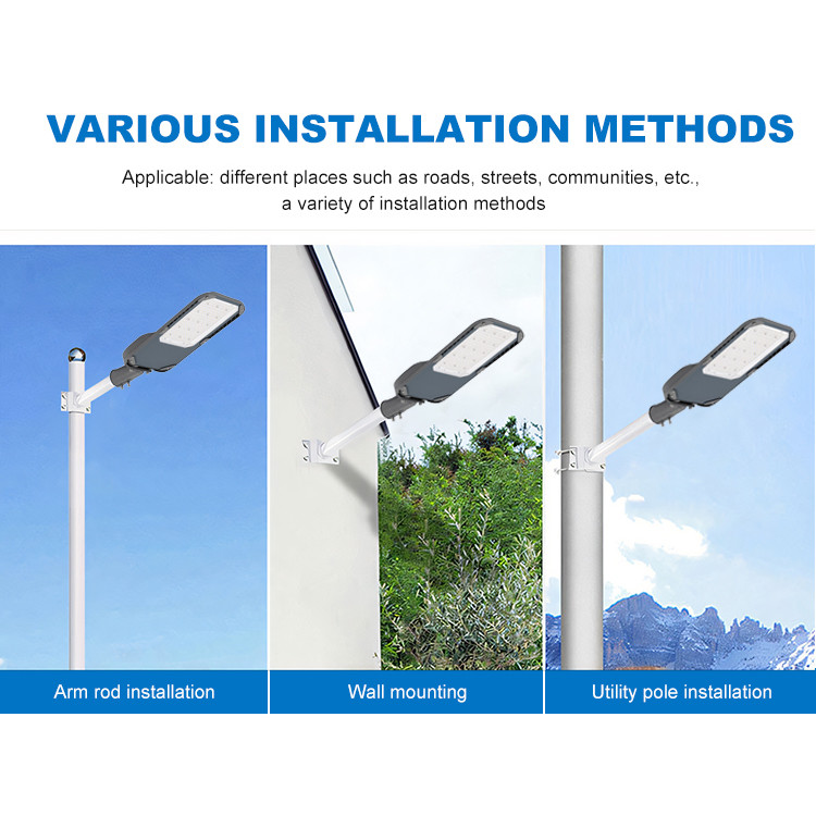 Eco-Friendly DIA-Casting Aluminum High Power LED Street Light 50w/100w/150w/200w/250w