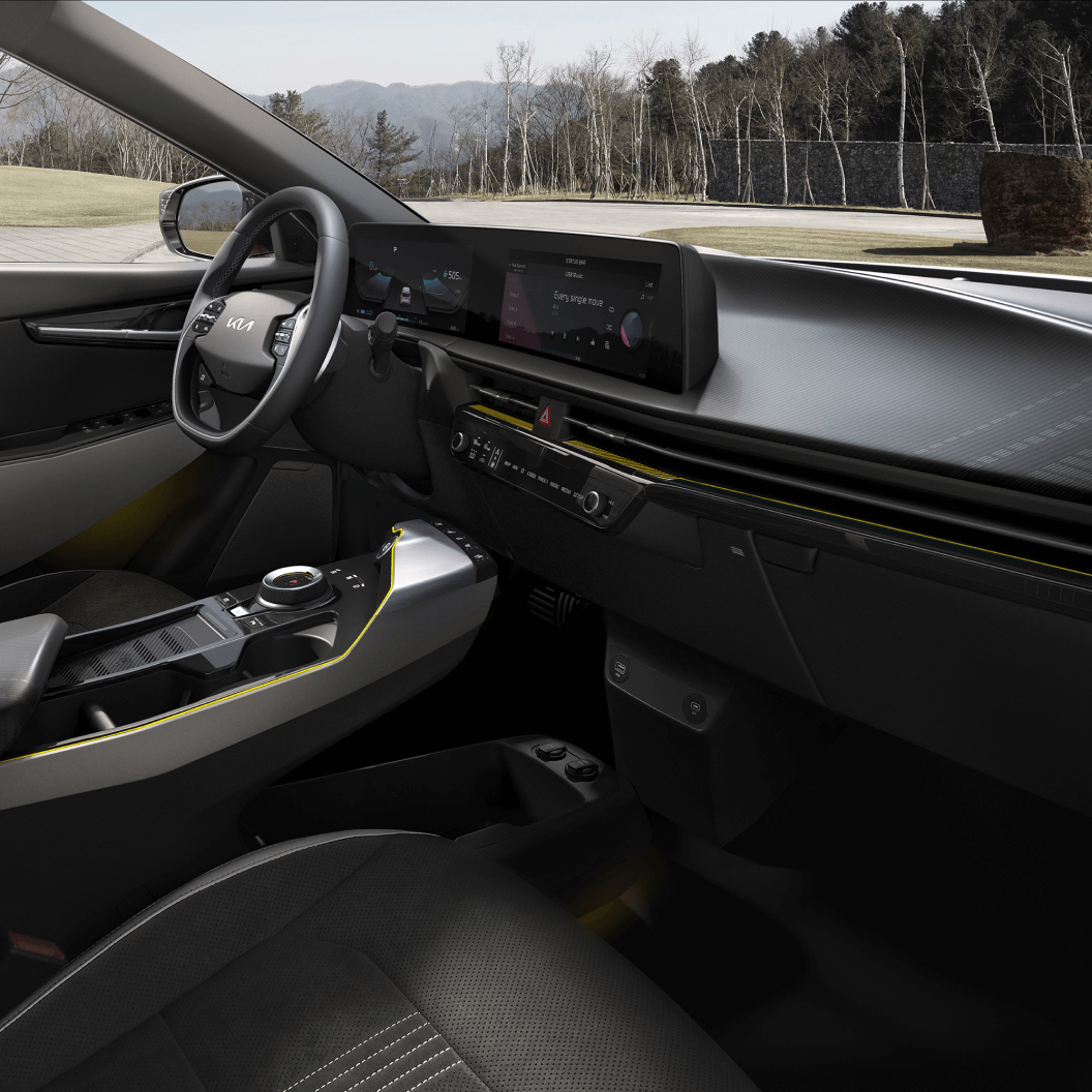 2024 Pure Electric Kia EV6 Listing Sports Car with Very Long Endurance Pure Electricity and 740Nm Maximum Torque