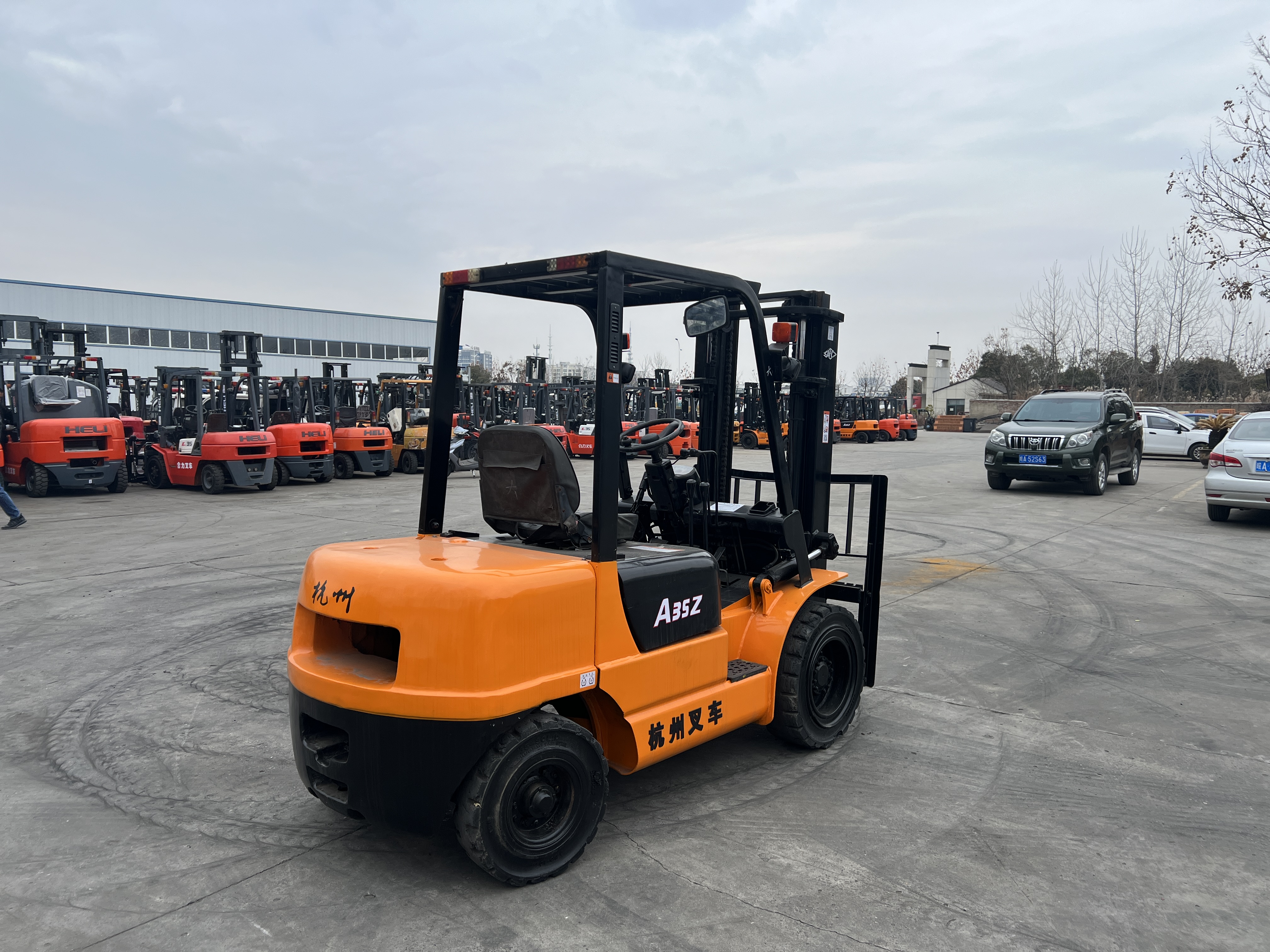 Multifunction Second Hand Fork Lift Trucks HANGCHA A35z 3.5t 4.5t 5t