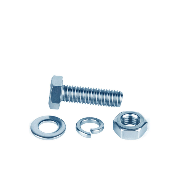 OEM/ODM Hex Head Bolts with Galvanized/HDG/Black/Blue Zinc Plated Finish and M8 M10 M12 Threads