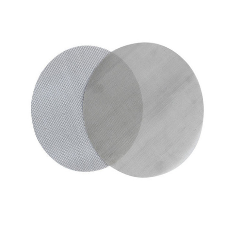 Dutch Weave Black 5mm Wire Mesh Disc For Rubber Filter