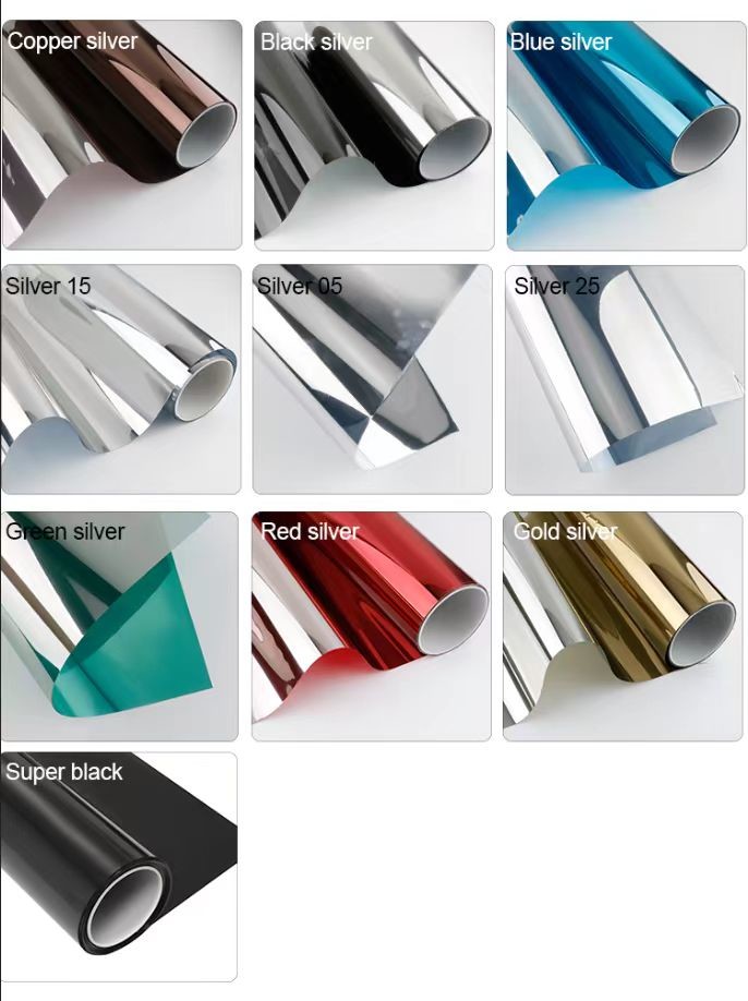 Building Window Tint Film House Decoration One Way Mirror Building Solar Window Film