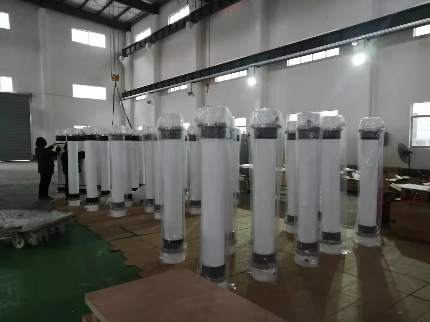 Columned UF Ro Water Purifier Membrane 3000L/H Hollow Fiber Membrane Module