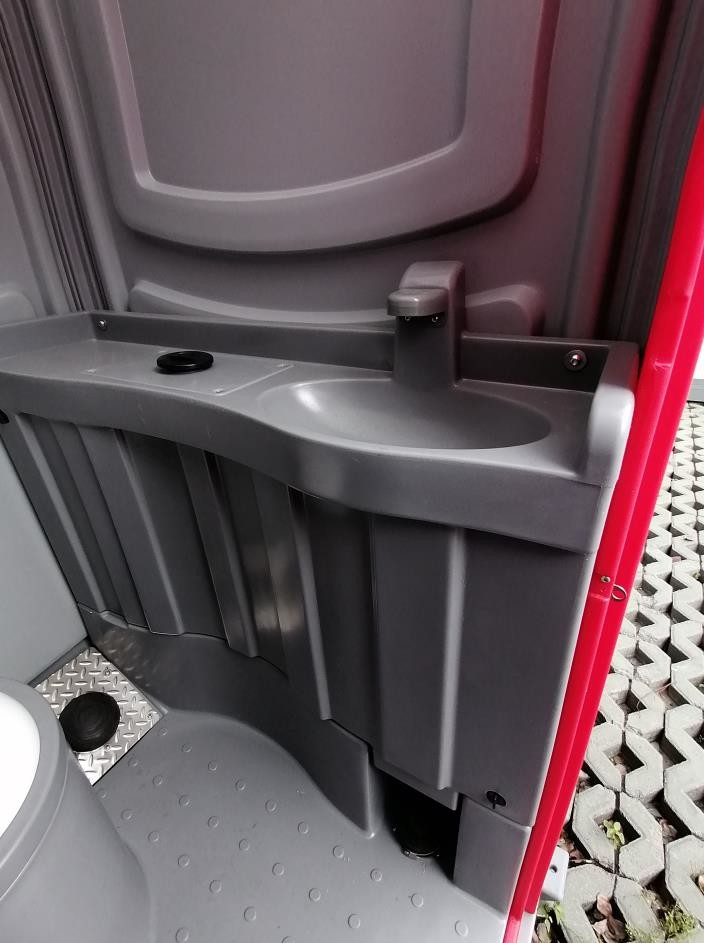 Public WC Portable Container Toilet , Mobile Prefab Plastic Camping Toilet
