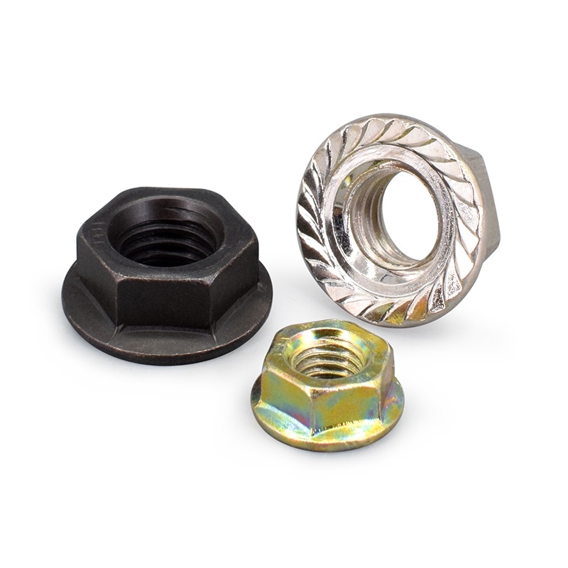 Industry Grade Blackened Flange Bolt DIN6921 with Full Tooth and Hexagonal Head