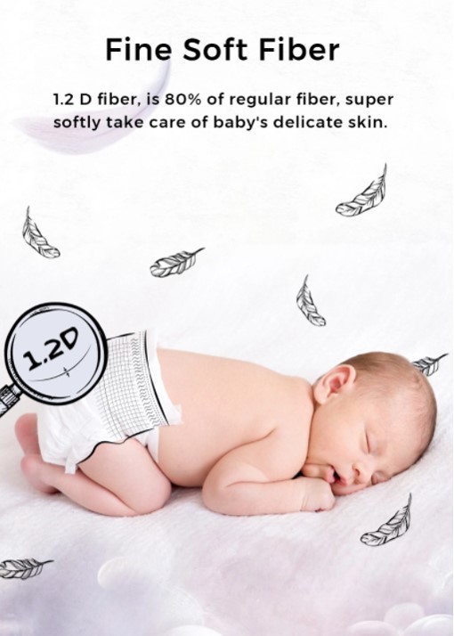 Dry Surface 3D Leak Prevention Adult Baby Diaper Pants