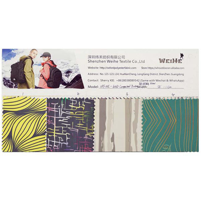 Nylon Coating Waterproof Durable Fabric Printing Composite Material