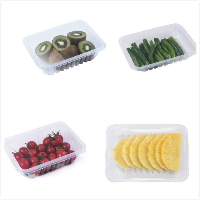 Gas Flushing Fruit Vegetable Packing Machine , Vacuum Sealing Equipment