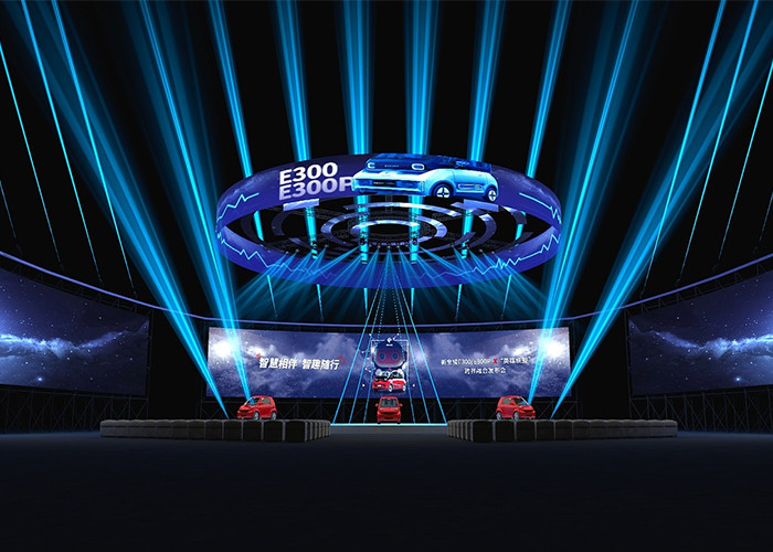 P4 Outdoor Full Color LED Display Screen 500x1000mm Die Casting Aluminum