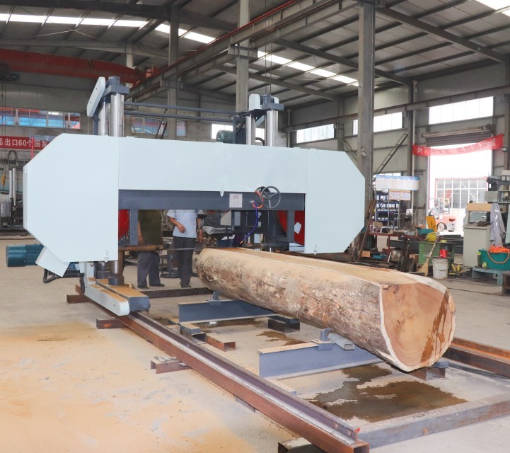 Large Bandsaw Mill 2500mm Dia Bandsaw Wood Saw Mill Automatic Sawmill Machine