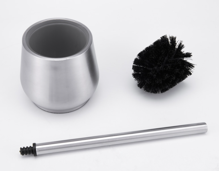 Wall Mounted Stainless Steel Toilet Brush And Holder For Hotel Custom Logo