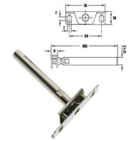 Stainless Steel Hidden Metal Floating Wall Mounted Shelf Brackets for Durability
