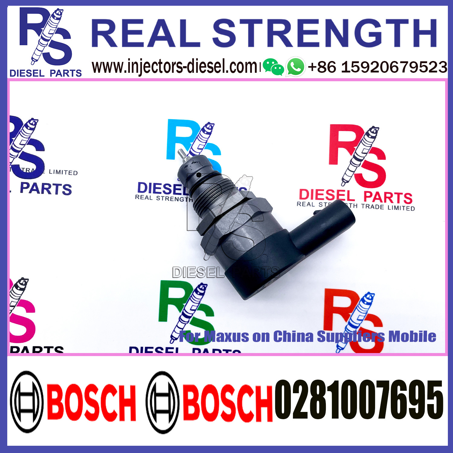 BOSCH Control Valve 0281007695 DRV Regulator Solenoid 0281007695 Applicable to Maxus on China Suppliers Mobile