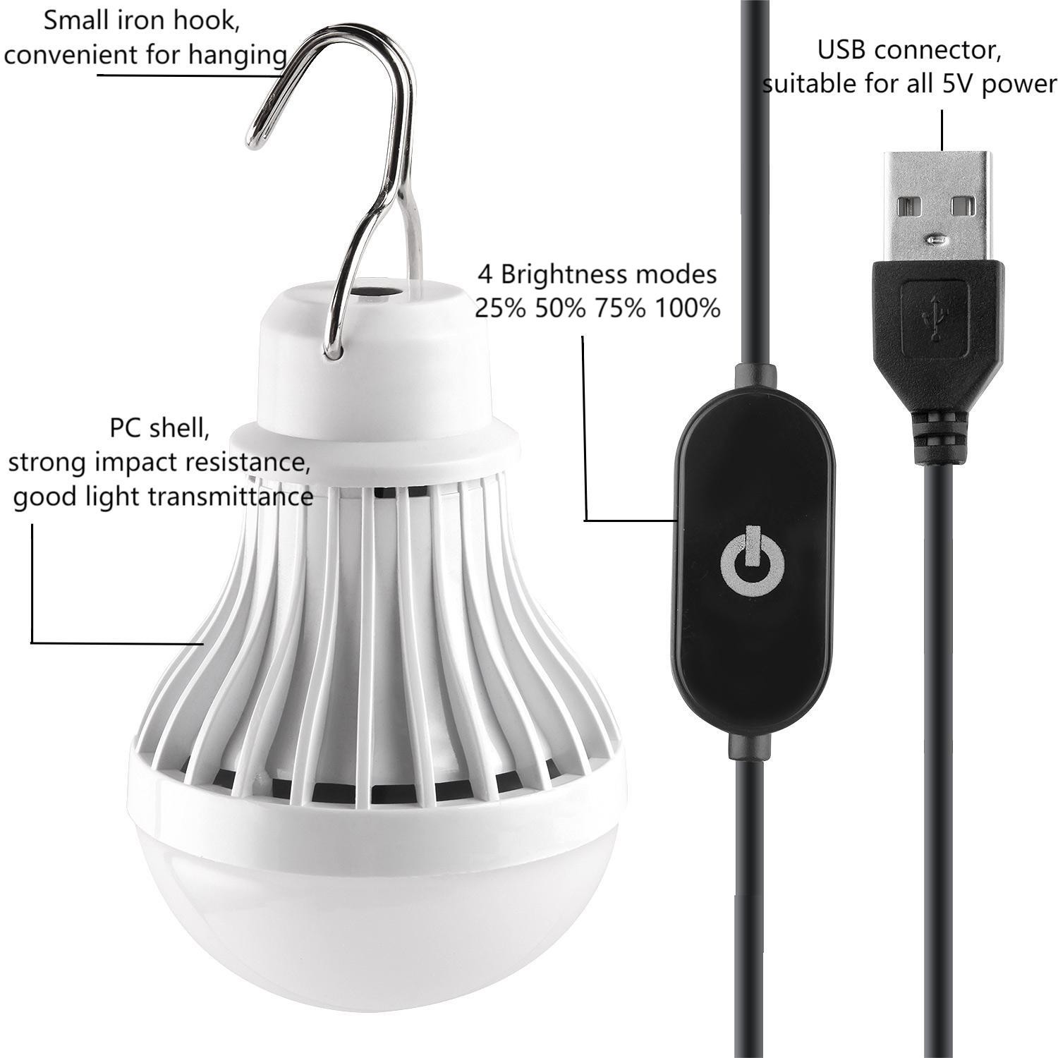 Dimmable LED Light Bulbs Energy Efficient 500lm Luminous Flux